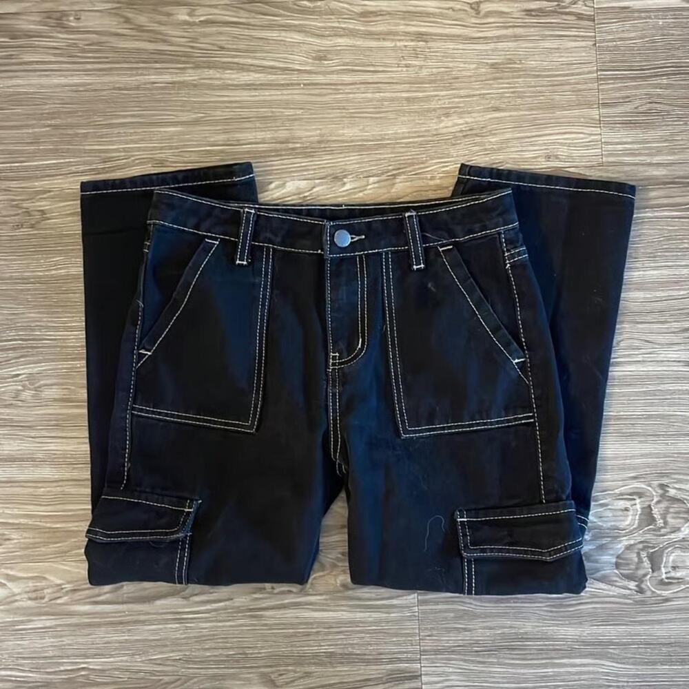 SHEIN Girls Cargo Jeans